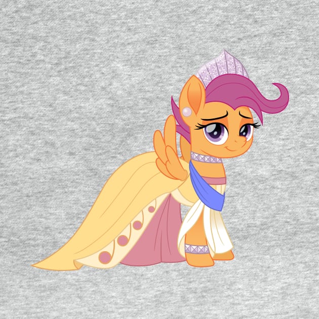 Scootaloo as Anastasia by CloudyGlow